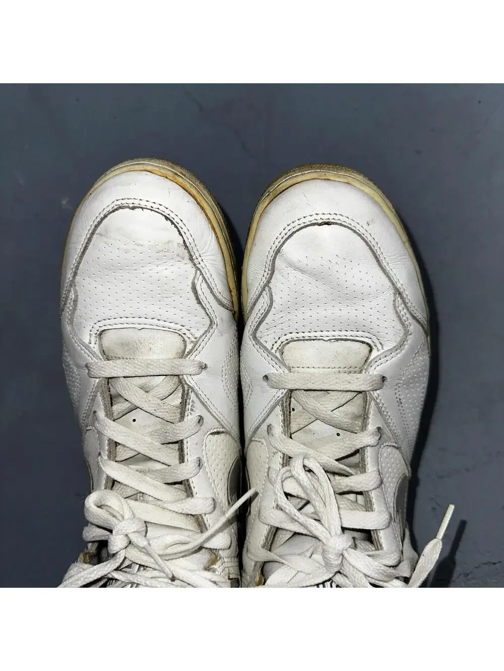 Nike Vintage 1990 Air Delta Force High Great Condition Men’s 8.5 Rare 90s White